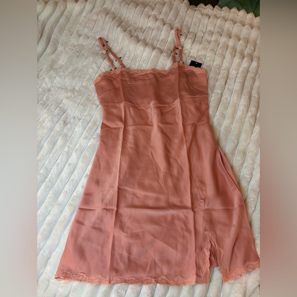 Wild Fable Strapless Coral Dress - Picture 2 of 9